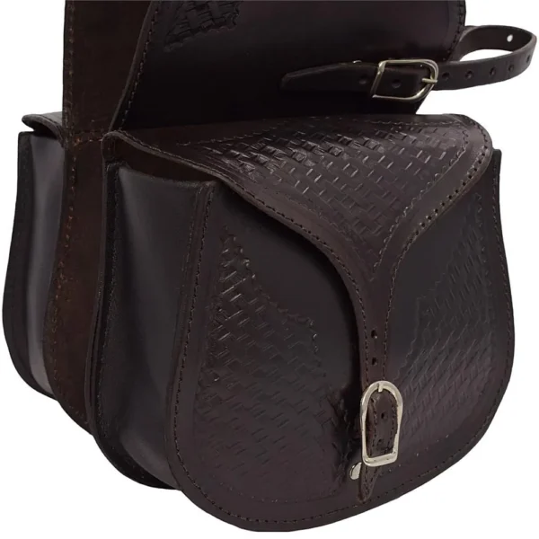 Universal Leather Saddlebag - Brown - Image 3