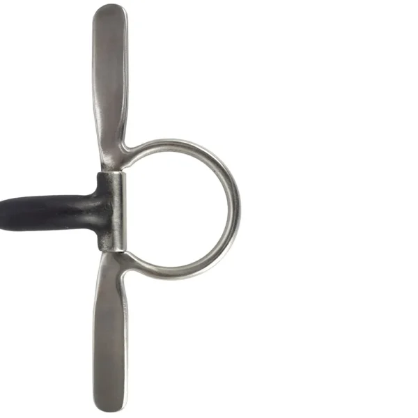 Helix Bit with Iron Mouthpiece and Salivary Relief - Stainless Steel - Image 3