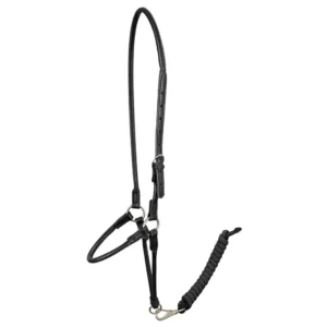 Round Presentation Halter - Black