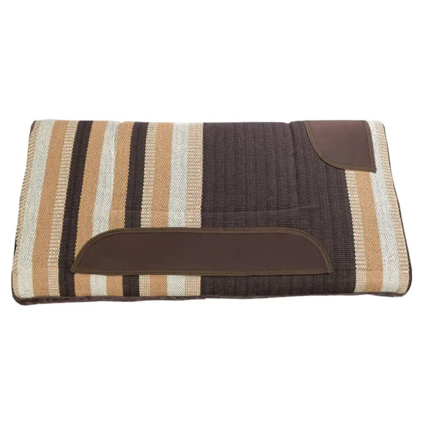 Professional Indian Saddle Pad - Brown/Beige - Image 2