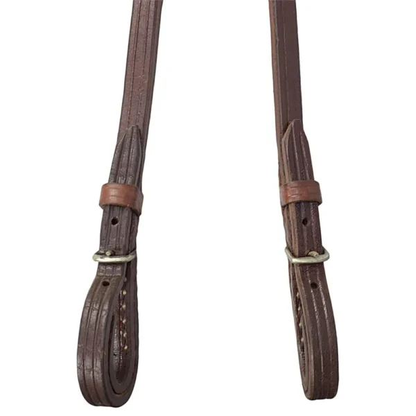 Open Leather Reins - Havana - Image 2