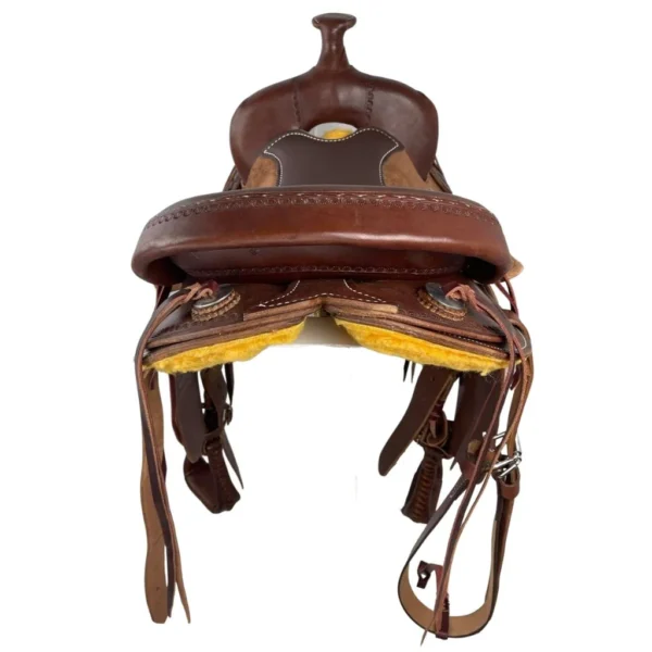 15" Bear Valley Mocha Cody Trail Saddle - Image 4