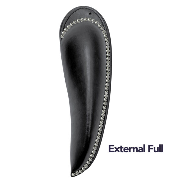 Bling Dressage External Style Thigh Blocks for Mono Flap Saddles - Image 4