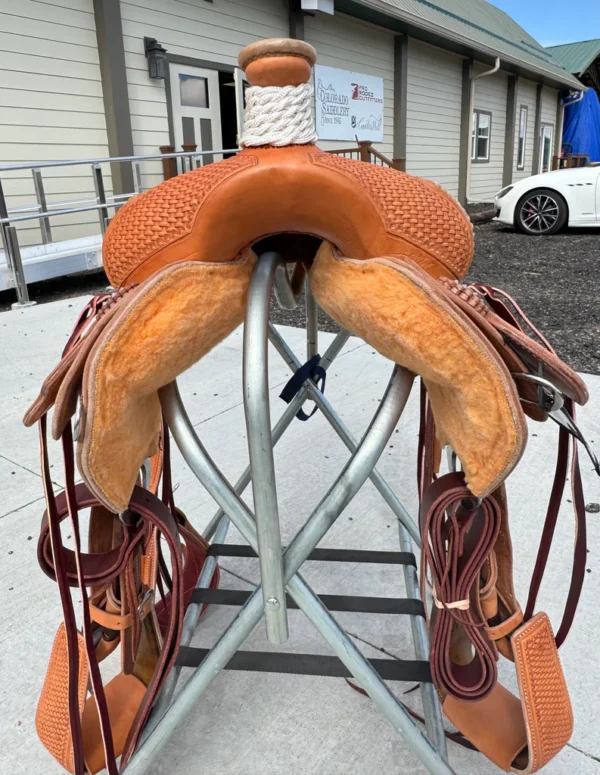 Lightweight Rancher Saddle 15.5" - Image 4
