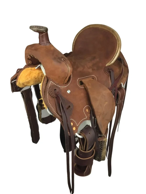 13" Kids Roughout Saddle - Image 2