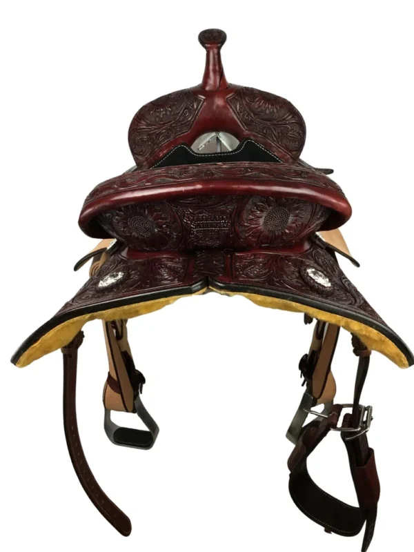 15.5" Sunflower Barrel Saddle - Image 4
