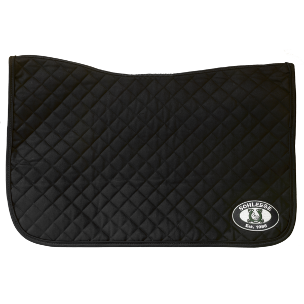 Western Saddle Pad – Schleese Logo