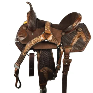 Eagle Wing Barrel Saddle 14.5
